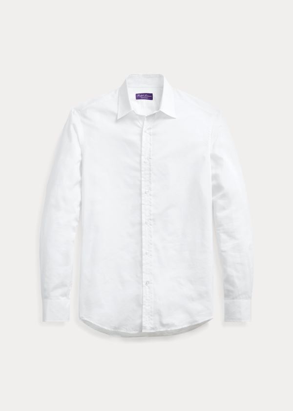 Camisa Ralph Lauren Algodão-Silk Homem 93216-BWIO